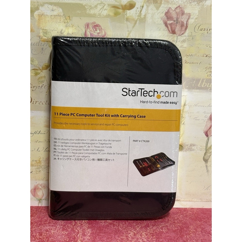 StarTech.com 11 Piece Computer Tool Kit - PC Repair Tool Kit with Zippered Vinyl